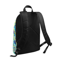 Load image into Gallery viewer, Kaleidoscope Jaune Bleu Fabric Backpack for Adult (Model 1659) Casual Backpack for Adult (1659) e-joyer 
