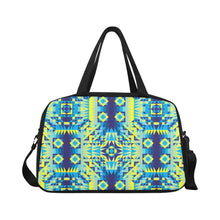 Load image into Gallery viewer, Kaleidoscope Jaune Bleu Fitness Handbag (Model 1671) Fitness Handbag (1671) e-joyer 
