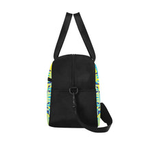 Load image into Gallery viewer, Kaleidoscope Jaune Bleu Fitness Handbag (Model 1671) Fitness Handbag (1671) e-joyer 
