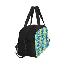 Load image into Gallery viewer, Kaleidoscope Jaune Bleu Fitness Handbag (Model 1671) Fitness Handbag (1671) e-joyer 
