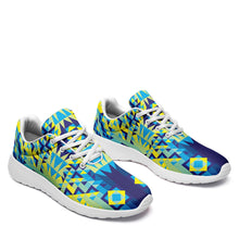 Load image into Gallery viewer, Kaleidoscope Jaune Bleu Ikkaayi Sport Sneakers ikkaayi Herman 
