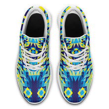 Load image into Gallery viewer, Kaleidoscope Jaune Bleu Ikkaayi Sport Sneakers ikkaayi Herman 
