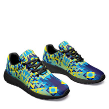 Load image into Gallery viewer, Kaleidoscope Jaune Bleu Ikkaayi Sport Sneakers ikkaayi Herman 
