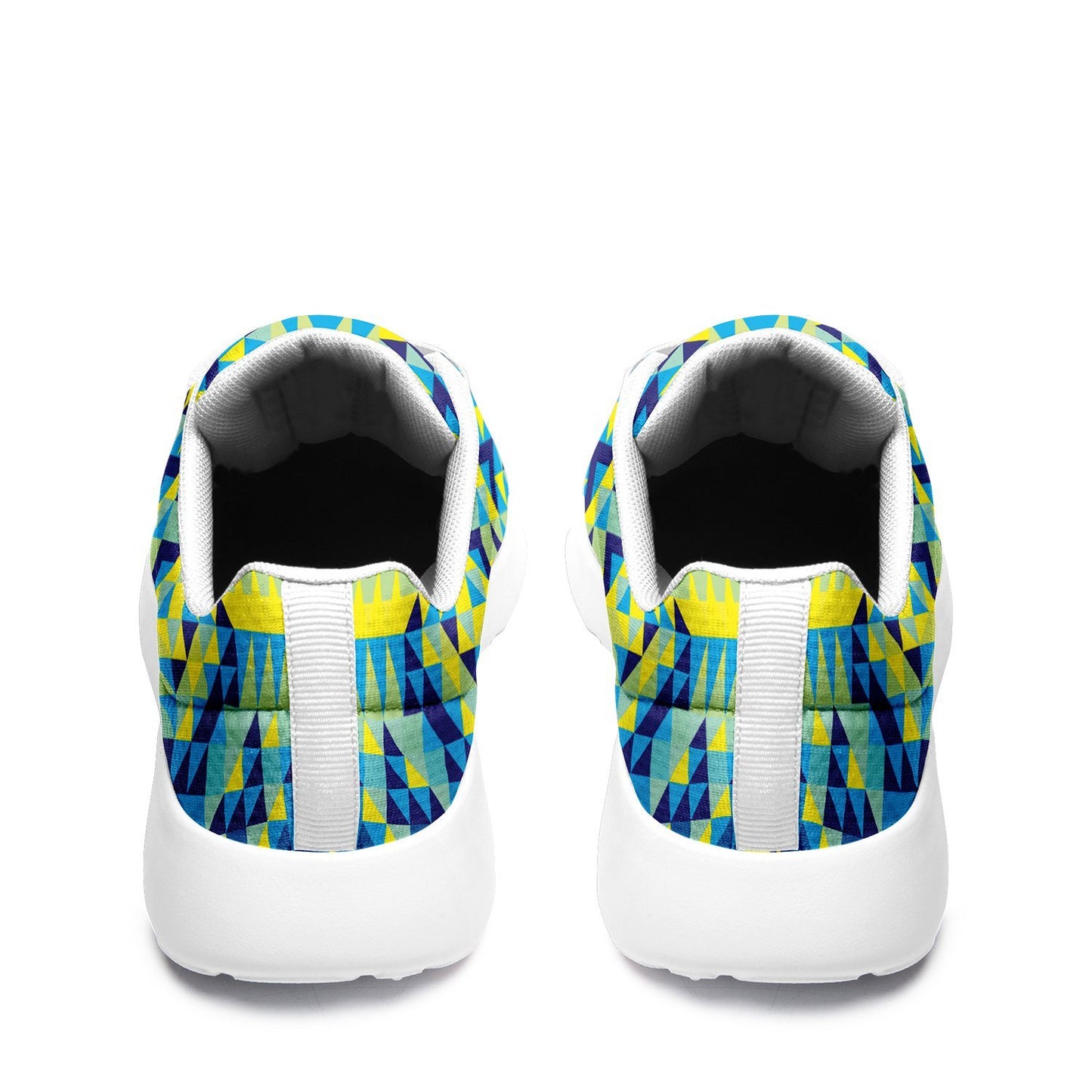 Kaleidoscope Jaune Bleu Ikkaayi Sport Sneakers ikkaayi Herman 