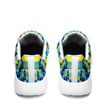 Load image into Gallery viewer, Kaleidoscope Jaune Bleu Ikkaayi Sport Sneakers ikkaayi Herman 
