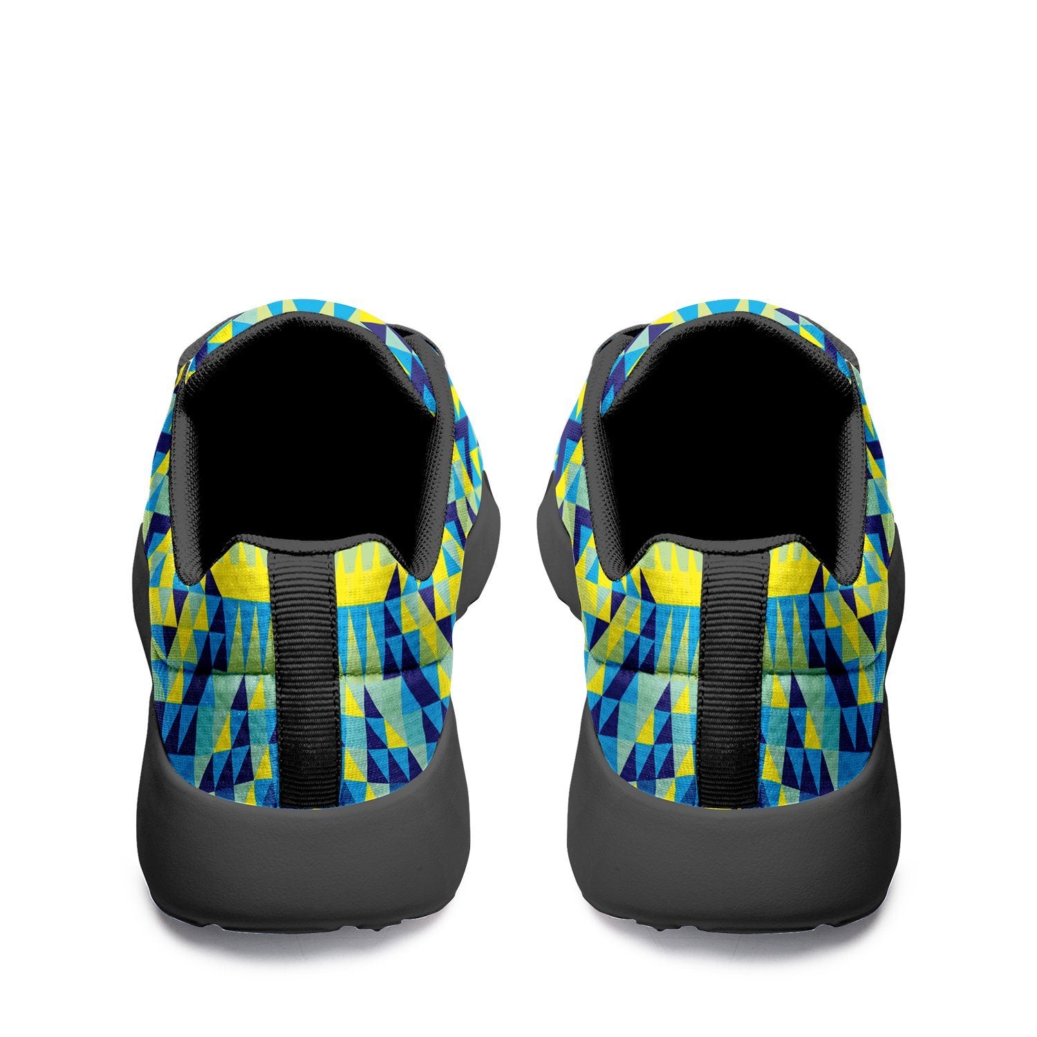 Kaleidoscope Jaune Bleu Ikkaayi Sport Sneakers ikkaayi Herman 