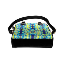 Load image into Gallery viewer, Kaleidoscope Jaune Bleu Shoulder Handbag (Model 1634) Shoulder Handbags (1634) e-joyer 
