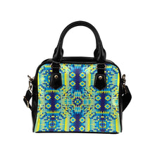 Load image into Gallery viewer, Kaleidoscope Jaune Bleu Shoulder Handbag (Model 1634) Shoulder Handbags (1634) e-joyer 
