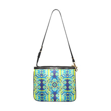 Load image into Gallery viewer, Kaleidoscope Jaune Bleu Small Shoulder Bag (Model 1710) Small Shoulder Bag (1710) e-joyer 
