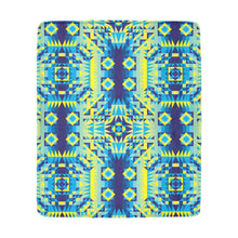 Load image into Gallery viewer, Kaleidoscope Jaune Bleu Ultra-Soft Micro Fleece Blanket 50&quot;x60&quot; Ultra-Soft Blanket 50&#39;&#39;x60&#39;&#39; e-joyer 
