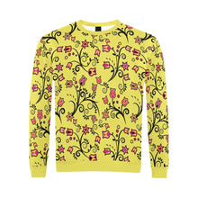 Load image into Gallery viewer, Key Lime Star All Over Print Crewneck Sweatshirt for Men (Model H18) shirt e-joyer 
