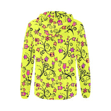 Load image into Gallery viewer, Key Lime Star All Over Print Full Zip Hoodie for Women (Model H14) hoodie e-joyer 
