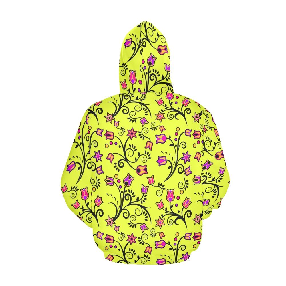 Key Lime Star All Over Print Hoodie for Men (USA Size) (Model H13) All Over Print Hoodie for Men (H13) e-joyer 