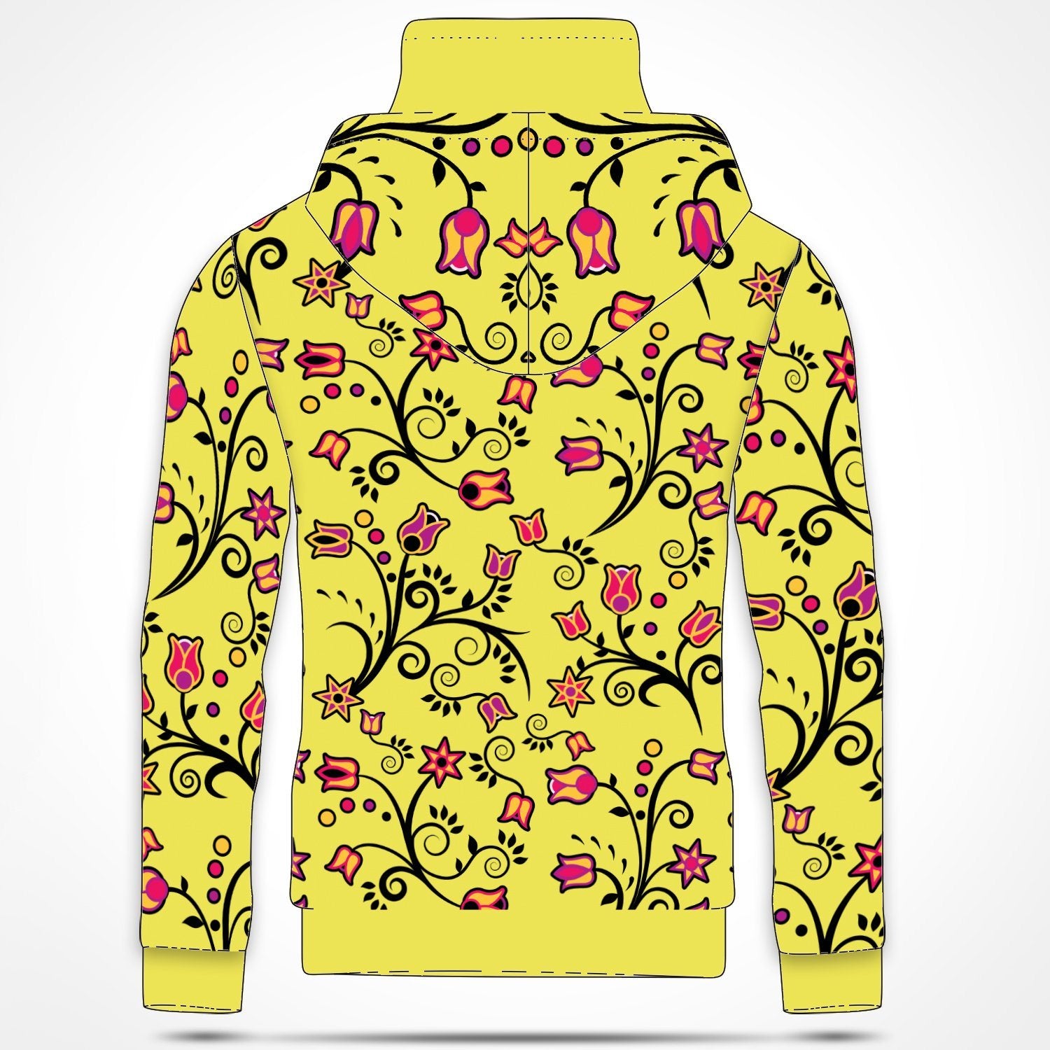 Key Lime Star Hoodie with Face Cover 49 Dzine 