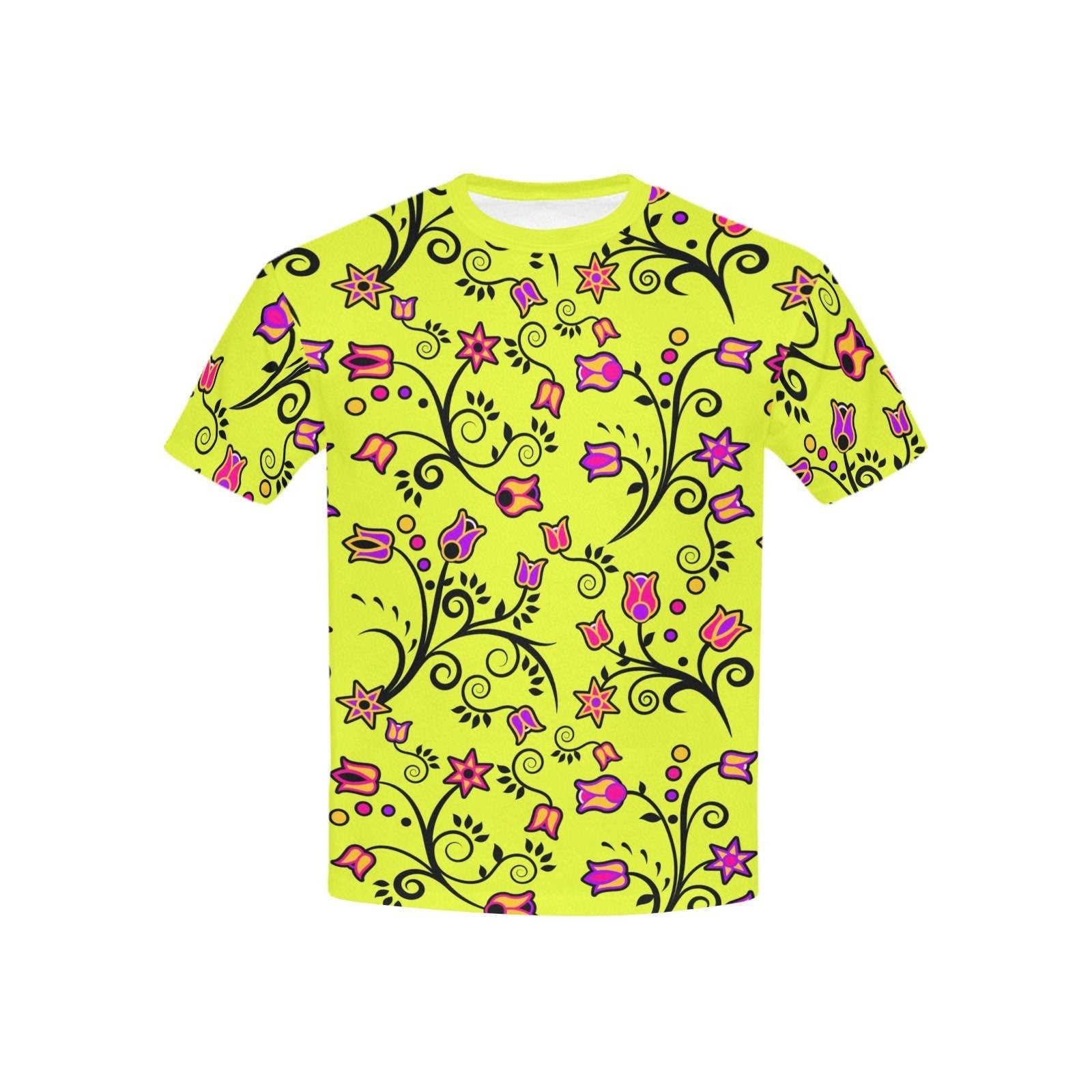 Key Lime Star Kids' All Over Print T-shirt (USA Size) (Model T40) tshirt e-joyer 