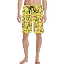 Load image into Gallery viewer, Key Lime Star Men&#39;s All Over Print Casual Shorts (Model L23) short e-joyer 
