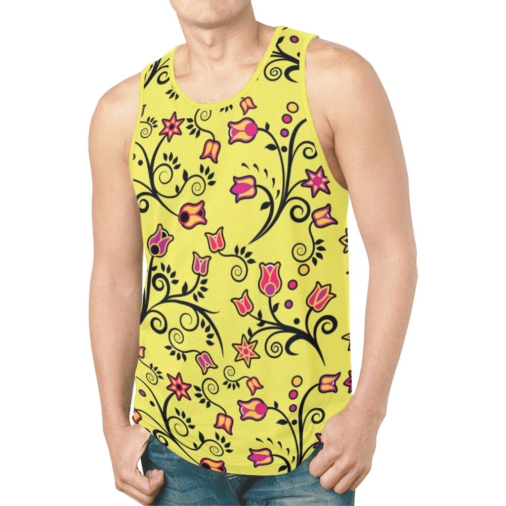 Key Lime Star New All Over Print Tank Top for Men (Model T46) New All Over Print Tank Top for Men (T46) e-joyer 