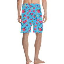 Load image into Gallery viewer, Kokum Ceremony Turquoise Men&#39;s All Over Print Casual Shorts (Model L23) short e-joyer 
