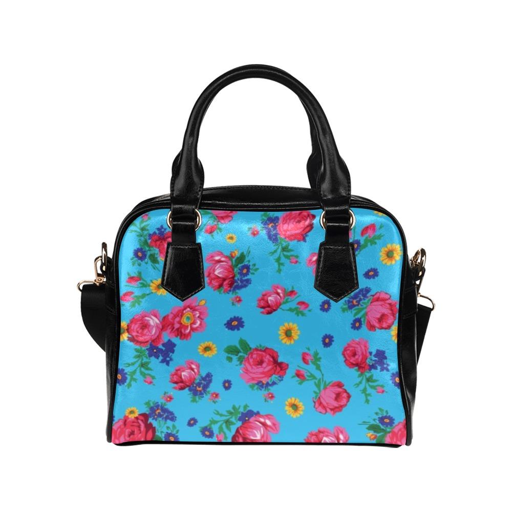 Kokum Ceremony Turquoise Shoulder Handbag by 49 Dzine