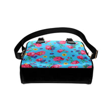 Load image into Gallery viewer, Kokum Ceremony Turquoise Shoulder Handbag (Model 1634) Shoulder Handbags (1634) e-joyer 
