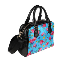 Load image into Gallery viewer, Kokum Ceremony Turquoise Shoulder Handbag (Model 1634) Shoulder Handbags (1634) e-joyer 
