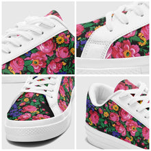 Load image into Gallery viewer, Kokum&#39;s Revenge - Black Aapisi Low Top Canvas Shoes White Sole 49 Dzine 
