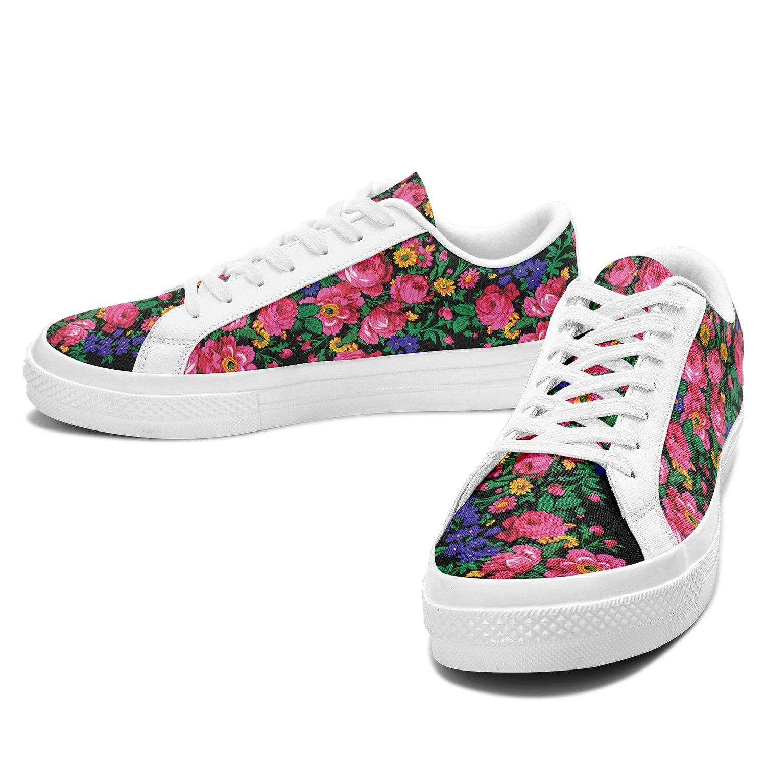 Kokum's Revenge - Black Aapisi Low Top Canvas Shoes White Sole 49 Dzine 