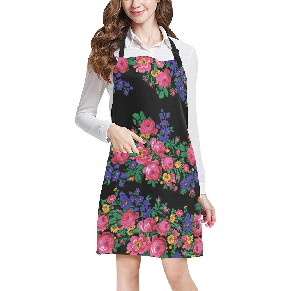 Kokum's Revenge Black All Over Print Apron All Over Print Apron e-joyer 