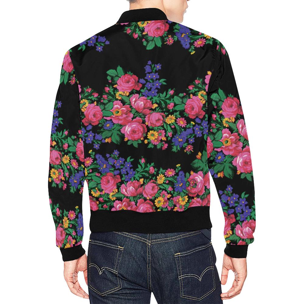 Kokum's Revenge-Black All Over Print Bomber Jacket for Men/Large Size (Model H19) All Over Print Bomber Jacket for Men/Large (H19) e-joyer 