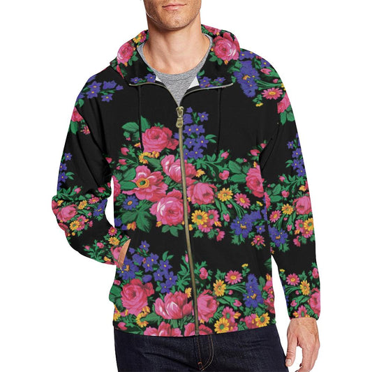 Kokum's Revenge-Black All Over Print Full Zip Hoodie for Men (Model H14) All Over Print Full Zip Hoodie for Men (H14) e-joyer 