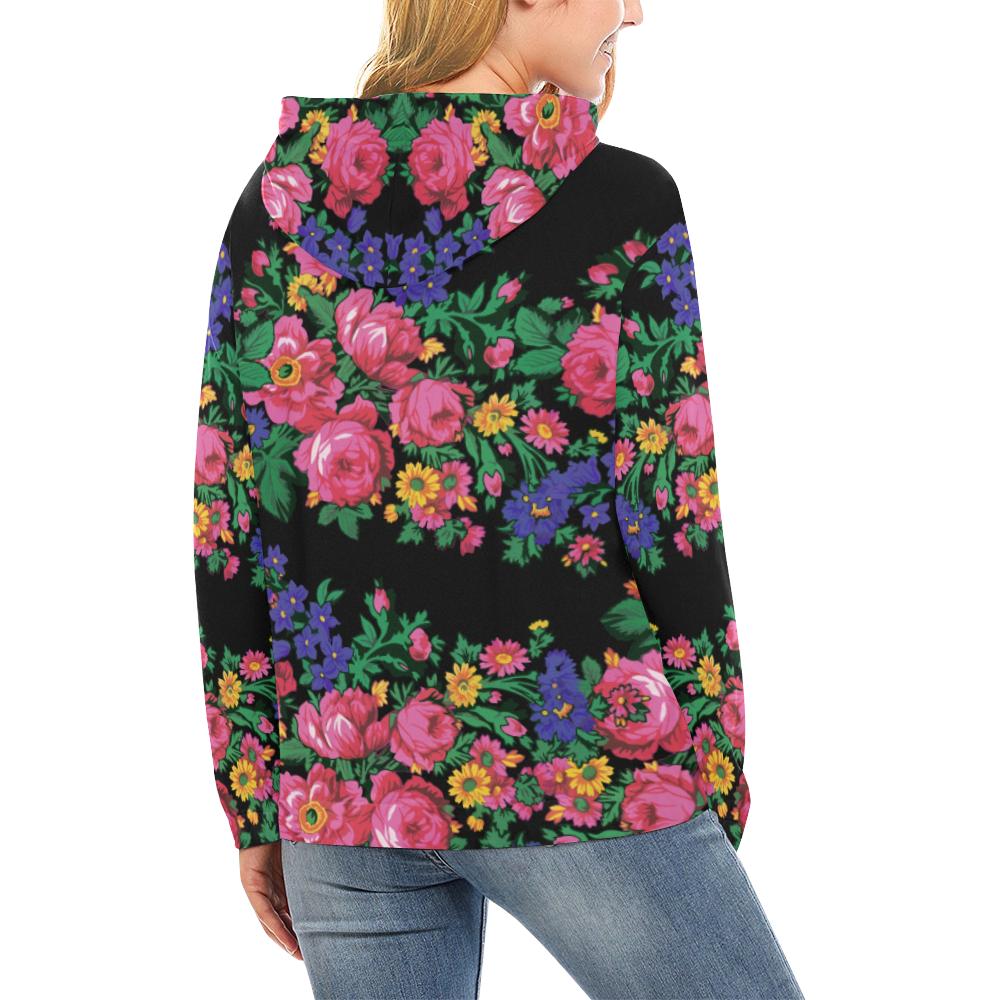 Kokum's Revenge-Black All Over Print Hoodie for Women (USA Size) (Model H13) All Over Print Hoodie for Women (H13) e-joyer 