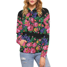 Load image into Gallery viewer, Kokum&#39;s Revenge-Black All Over Print Hoodie for Women (USA Size) (Model H13) All Over Print Hoodie for Women (H13) e-joyer 
