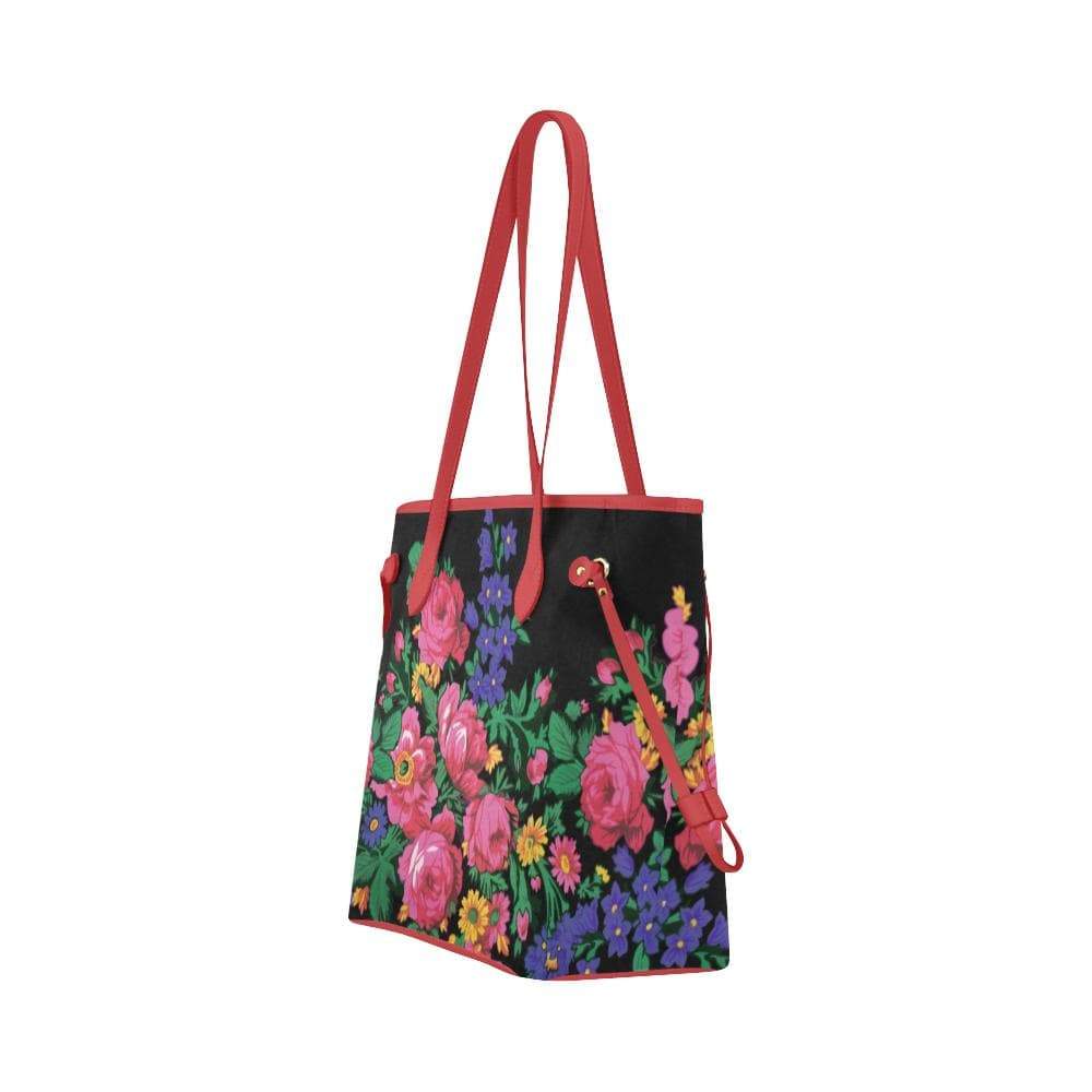 Kokum's Revenge-Black Clover Canvas Tote Bag (Model 1661) Clover Canvas Tote Bag (1661) e-joyer 