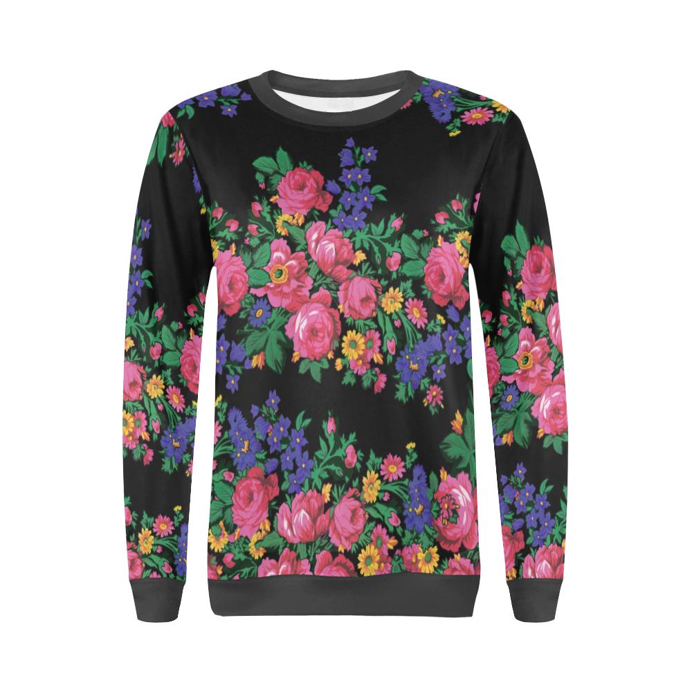 Kokum's Revenge Black Crewneck – Women's Sweatshirt by 49 Dzine