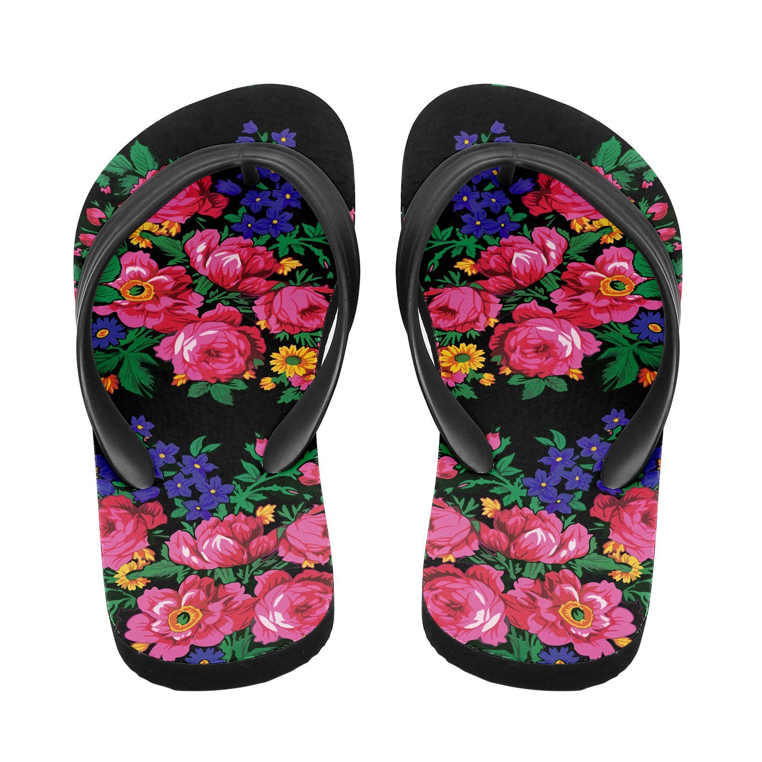 Kokum's Revenge Black Flip Flops 49 Dzine 