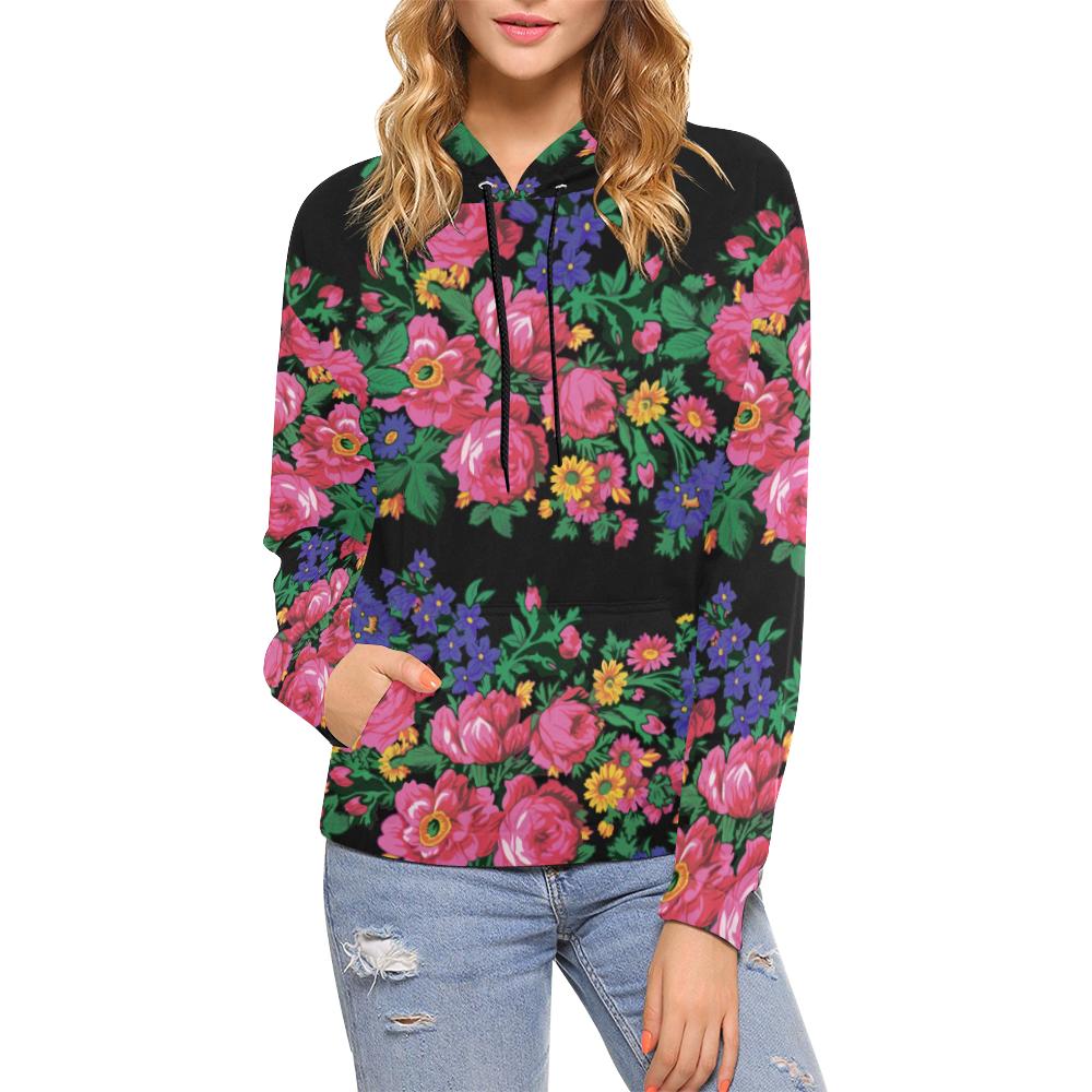 Kokum's Revenge-Black Hoodie for Women by 49 Dzine
