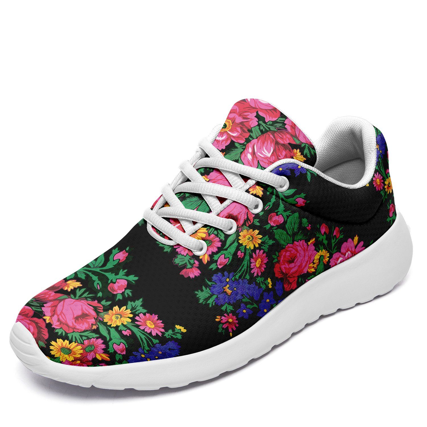 Kokum's Revenge Black Ikkaayi Sport Sneakers 49 Dzine US Women 4.5 / US Youth 3.5 / EUR 35 White Sole 