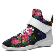 Load image into Gallery viewer, Kokum&#39;s Revenge Black Ipottaa Basketball / Sport High Top Shoes - White Sole 49 Dzine US Men 7 / EUR 40 White Sole with White Strap 
