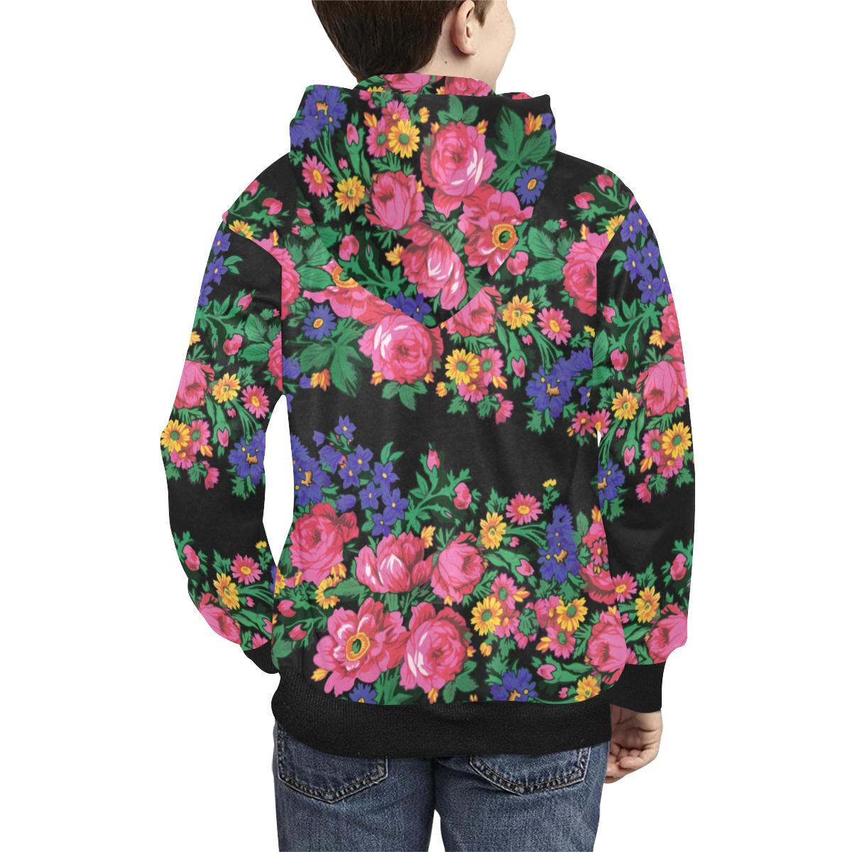 Kokum's Revenge Black Kids' All Over Print Hoodie (Model H38) Kids' AOP Hoodie (H38) e-joyer 