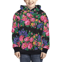 Load image into Gallery viewer, Kokum&#39;s Revenge Black Kids&#39; All Over Print Hoodie (Model H38) Kids&#39; AOP Hoodie (H38) e-joyer 
