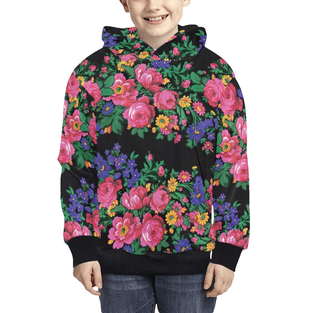 Kokum's Revenge Black Kids' All Over Print Hoodie (Model H38) Kids' AOP Hoodie (H38) e-joyer 