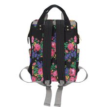 Load image into Gallery viewer, Kokum&#39;s Revenge-Black Multi-Function Diaper Backpack (Model 1688) Diaper Backpack (1688) e-joyer 
