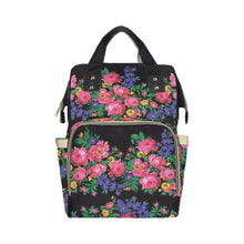 Load image into Gallery viewer, Kokum&#39;s Revenge-Black Multi-Function Diaper Backpack (Model 1688) Diaper Backpack (1688) e-joyer 
