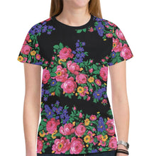 Load image into Gallery viewer, Kokum&#39;s Revenge-Black New All Over Print T-shirt for Women (Model T45) New All Over Print T-shirt for Women (T45) e-joyer 
