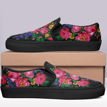 Load image into Gallery viewer, Kokum&#39;s Revenge Black Otoyimm Canvas Slip On Shoes 49 Dzine 
