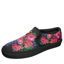 Load image into Gallery viewer, Kokum&#39;s Revenge Black Otoyimm Canvas Slip On Shoes 49 Dzine 
