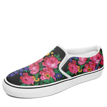 Load image into Gallery viewer, Kokum&#39;s Revenge Black Otoyimm Canvas Slip On Shoes 49 Dzine 
