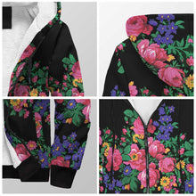 Load image into Gallery viewer, Kokum&#39;s Revenge Black Sherpa Hoodie 49 Dzine 
