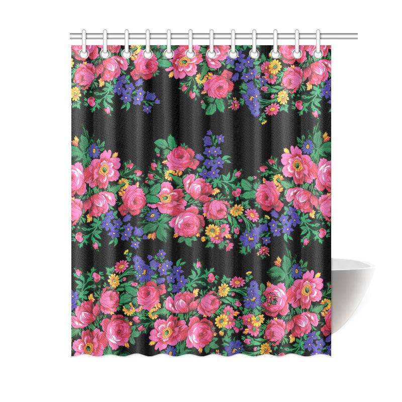 Kokum's Revenge-Black Shower Curtain 60"x72" Shower Curtain 60"x72" e-joyer 