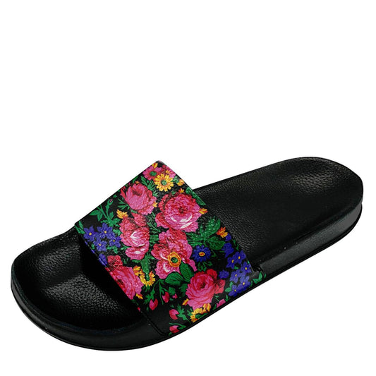 Kokum's Revenge Black Slide Sandals 49 Dzine 